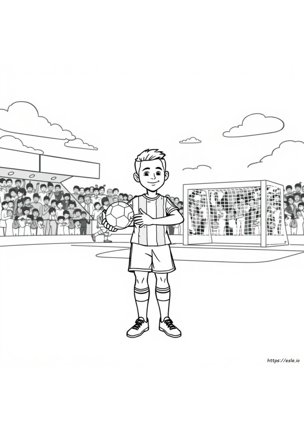 Football Coloring Pages Ronaldo
