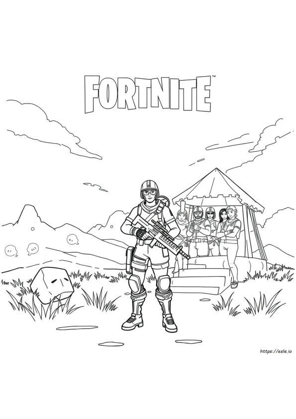 Fortnite Save The World Coloring Pages