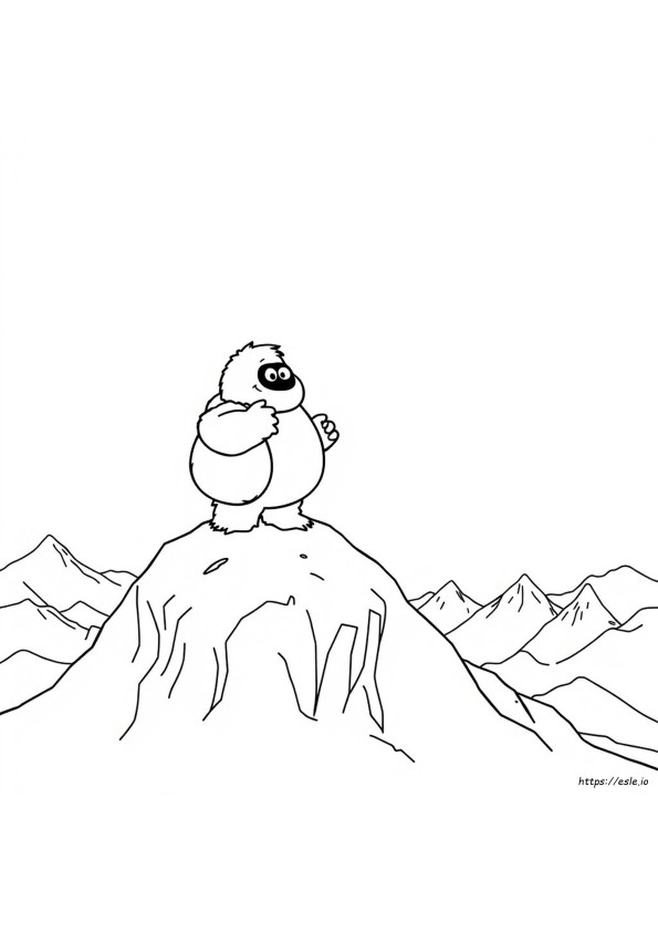 Bumble The Abominable Snowman Coloring Pages