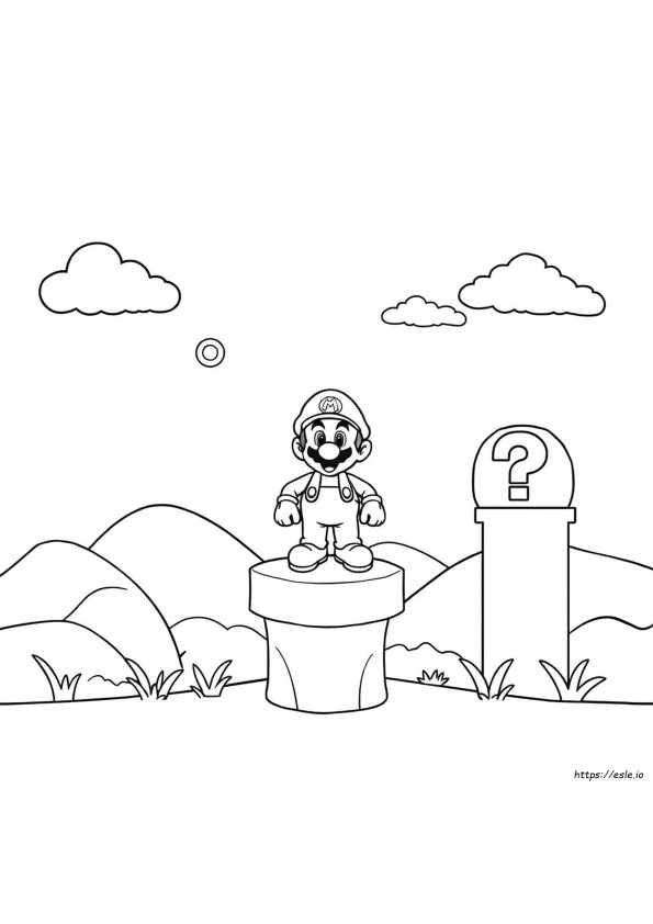 Coloring Pages For Mario