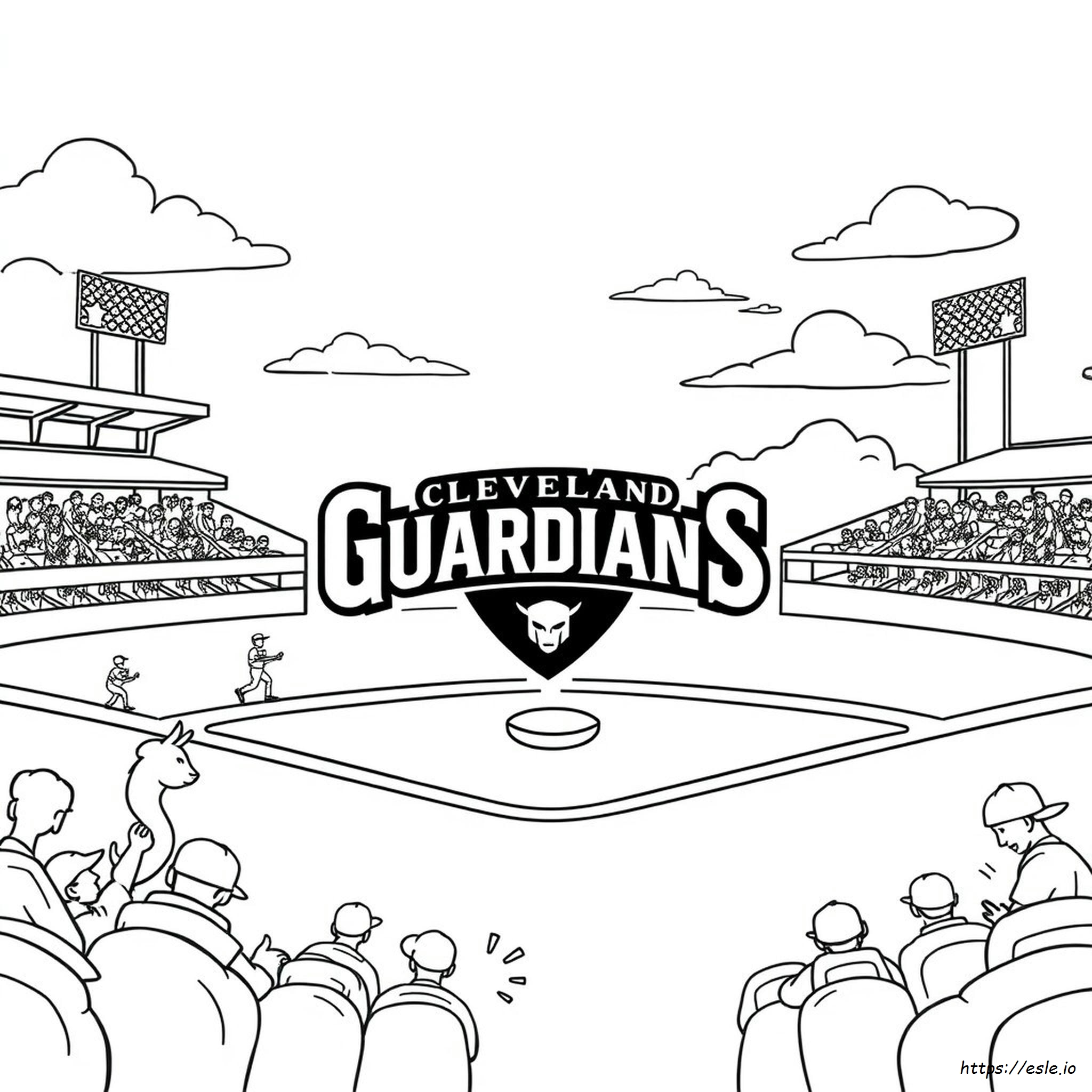 Coloriages Cleveland Guardians