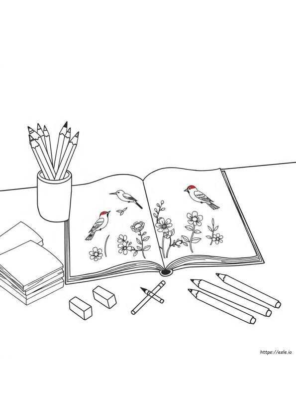 Schetsboek Kleurplaten