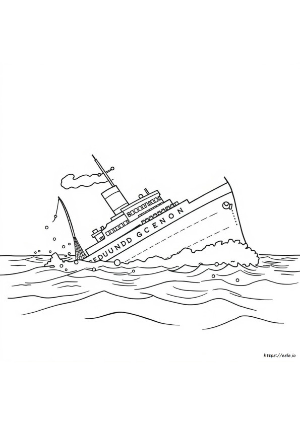 Edmund Fitzgerald Coloring Pages