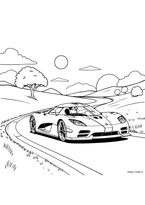 Koenigsegg Coloriages