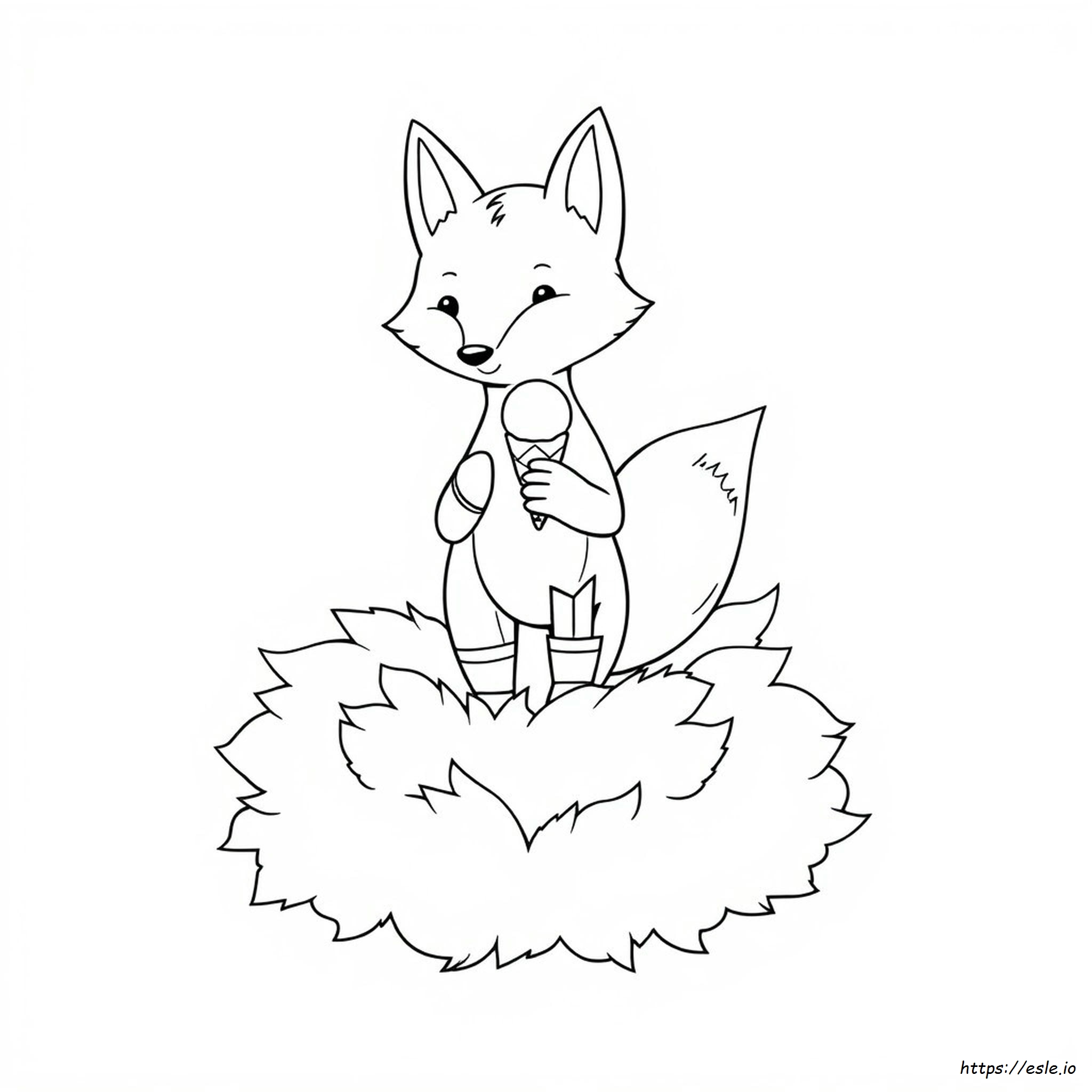 Fox In Socks Coloring Page