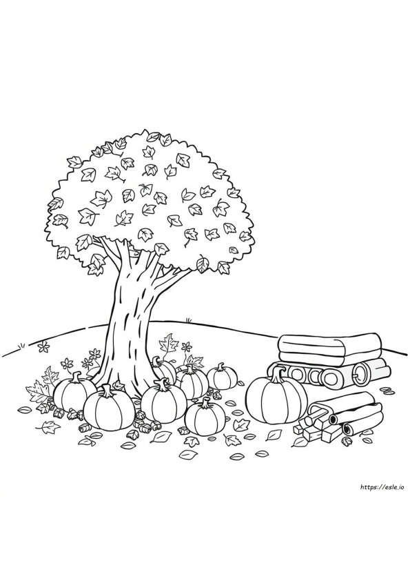 Coloring Pages Of Fall Season