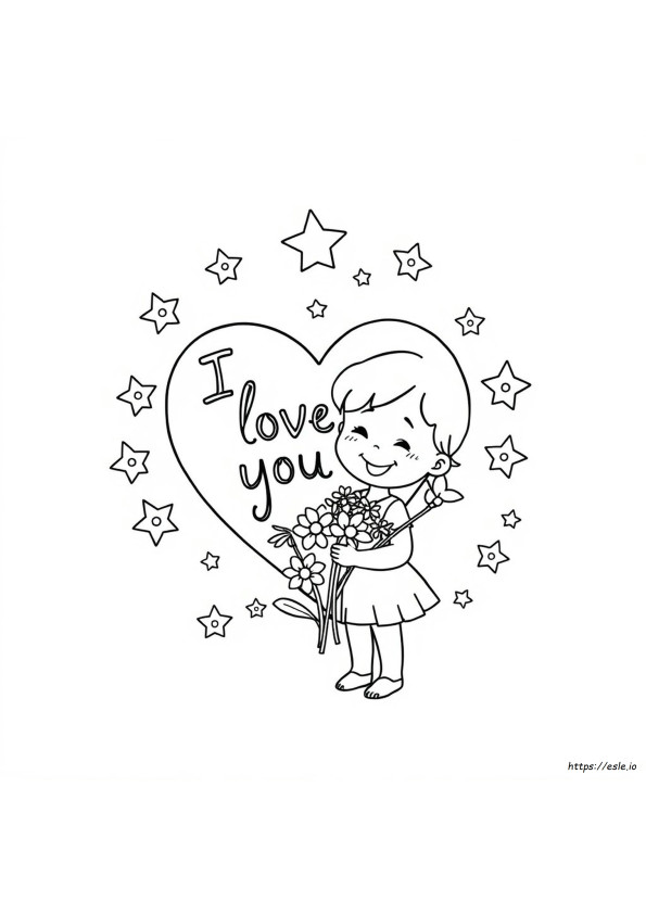 I Love You Daughter Coloring Pages