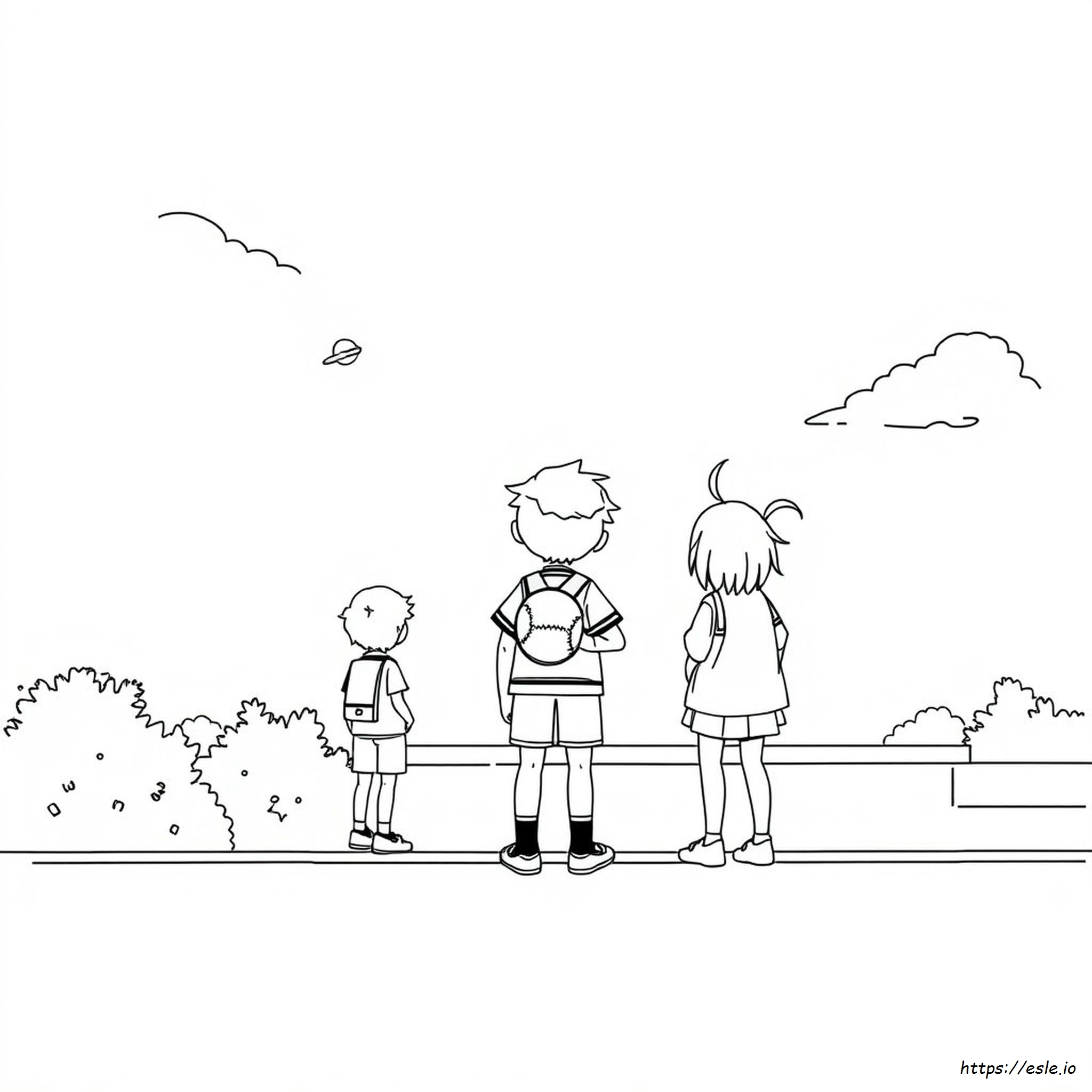 Oshi No Ko Gambar Mewarnai