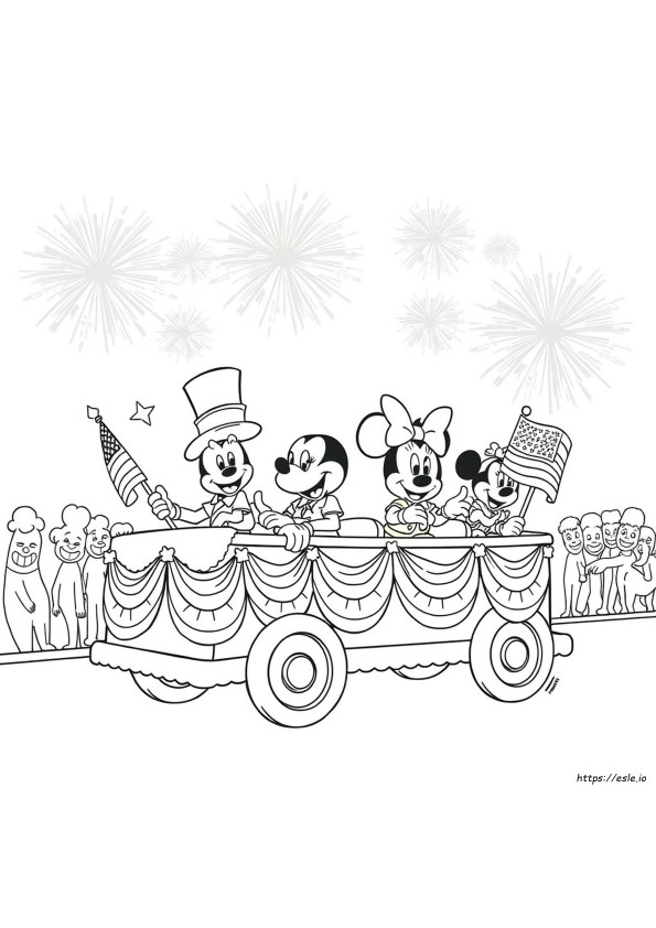 Disney Fourth Of July Coloring Pages