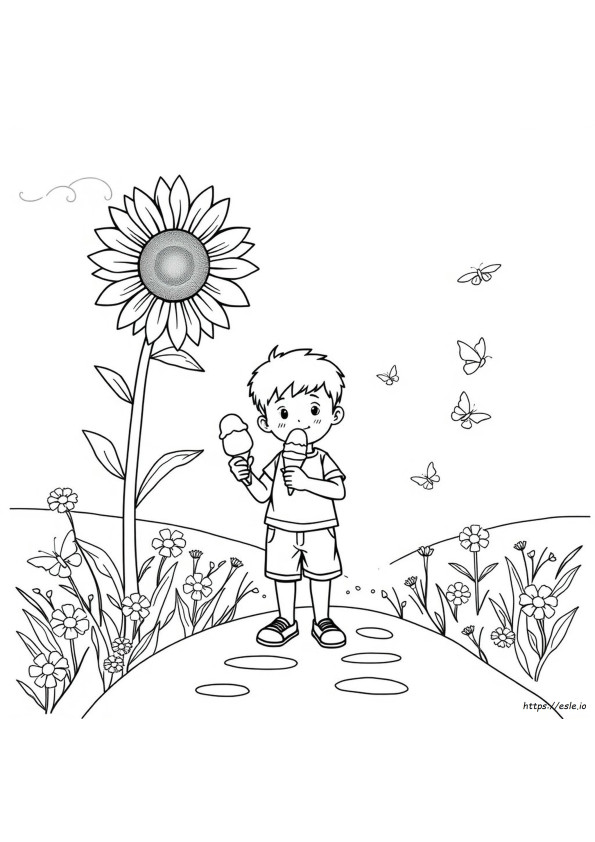 First Day Of Summer Coloring Pages