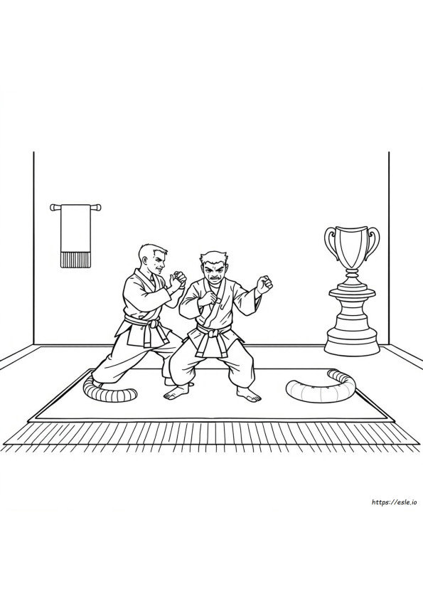 Cobra Kai Színező Oldalak