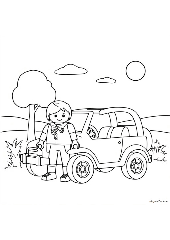 Playmobil Para Colorir Grátis Para Imprimir