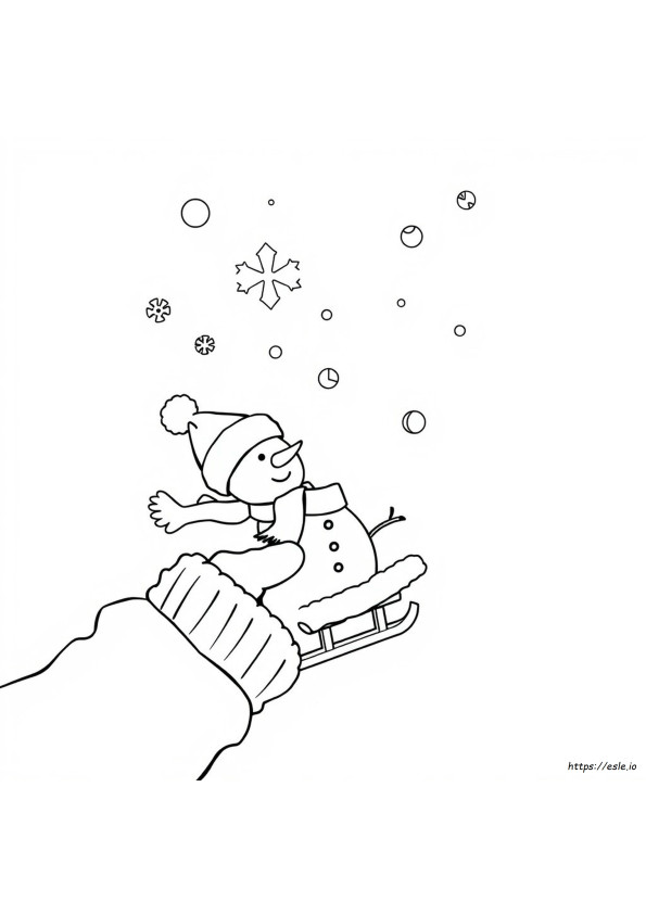 Free Winter Coloring Pages For Kindergarten