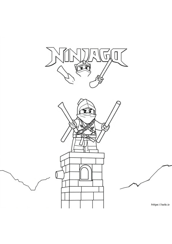 Ninja Lego Ausmalbilder