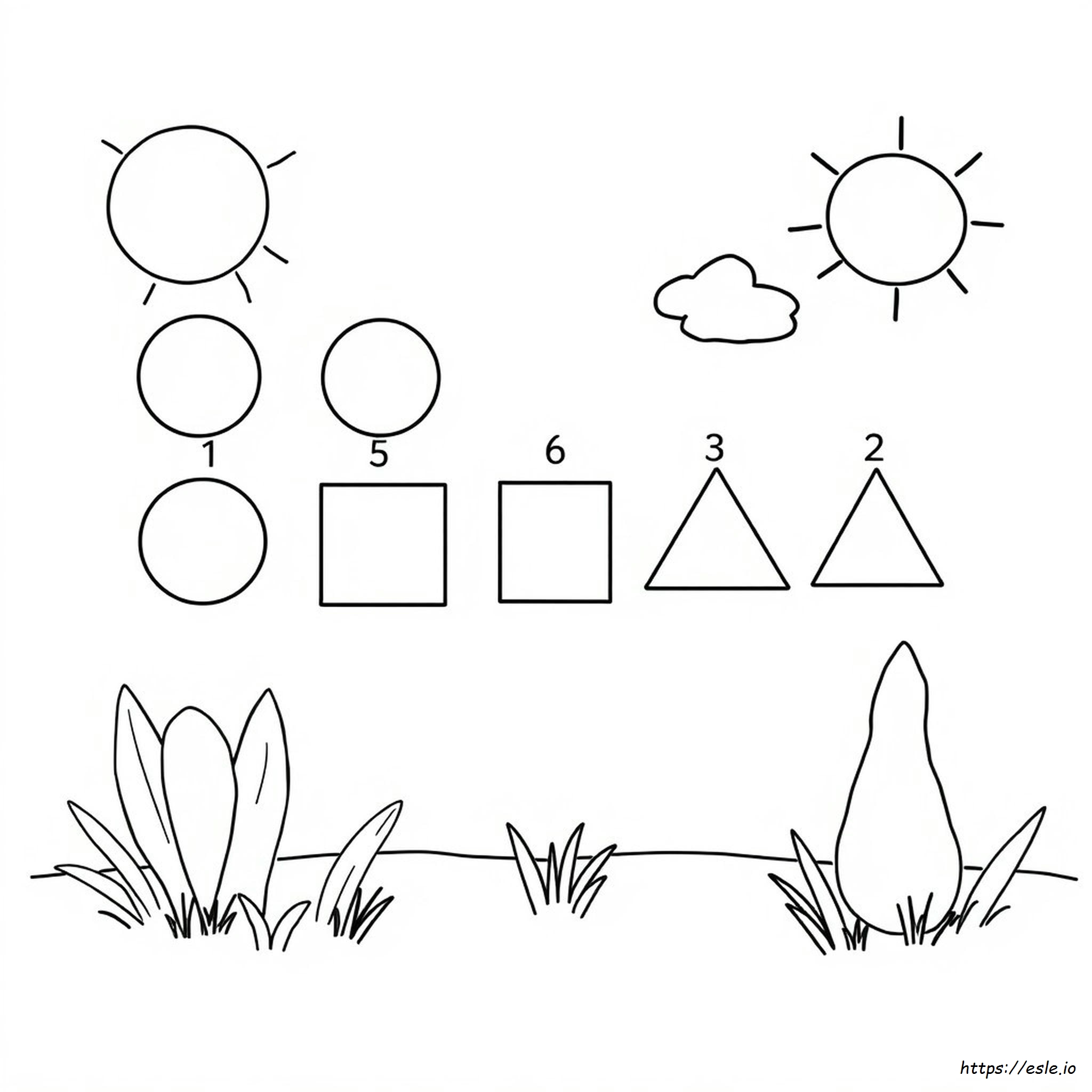 Coloring Pages With Numbers For Preschoolers
