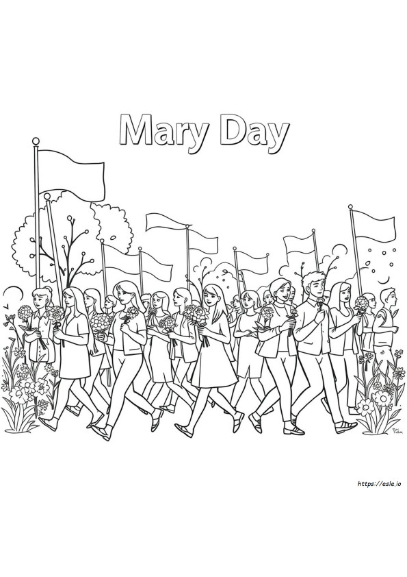 Coloriages Fête Du Travail À Imprimer