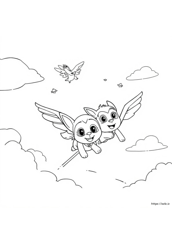 Super Wings Super Pets Coloring Pages