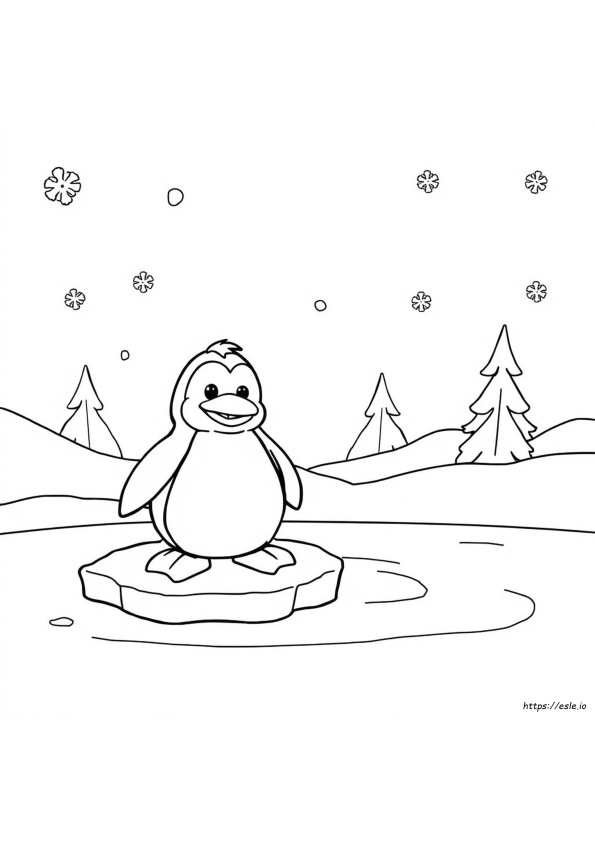 Pagina Da Colorare Di Club Penguin