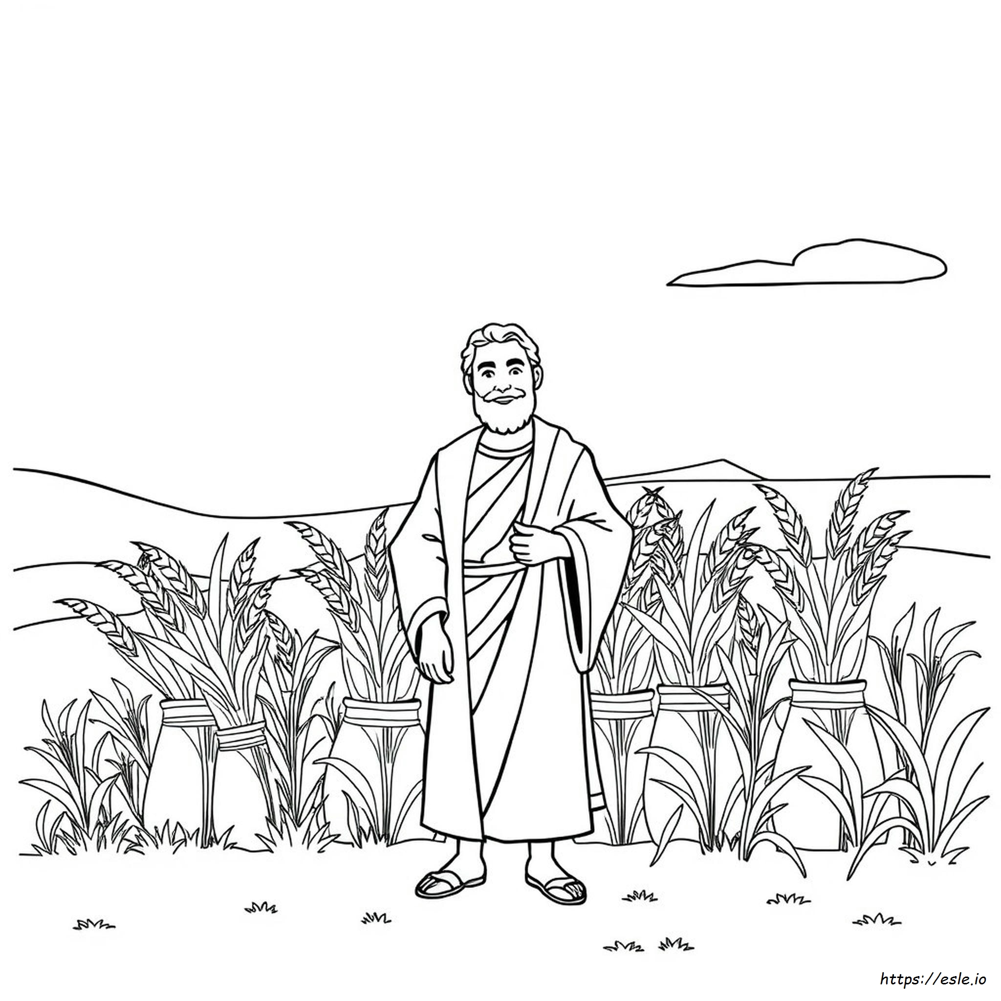 Joseph Coat Of Many Colors Coloring Sheet