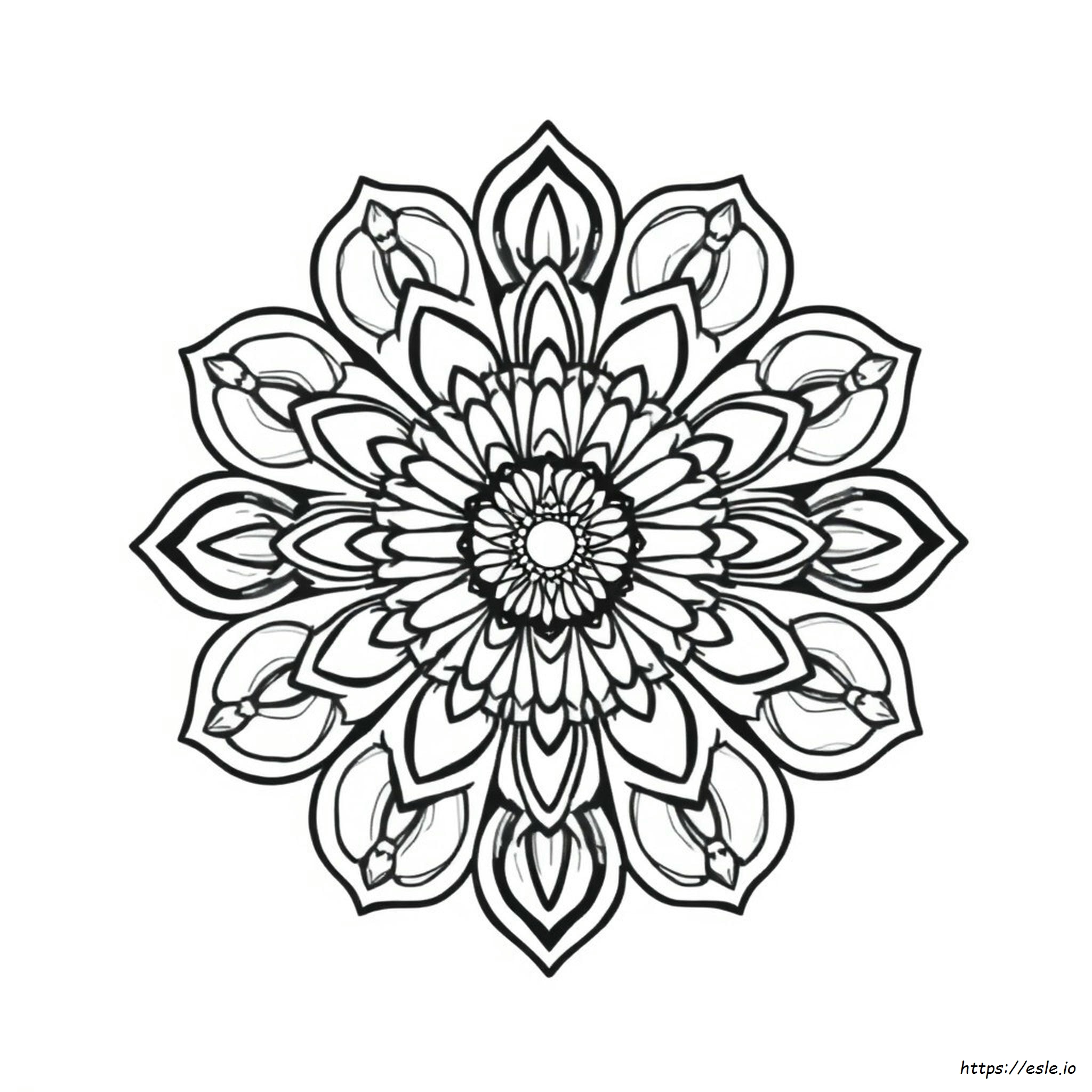 Coloriage Mandala Pour Adultes À Imprimer En Ligne