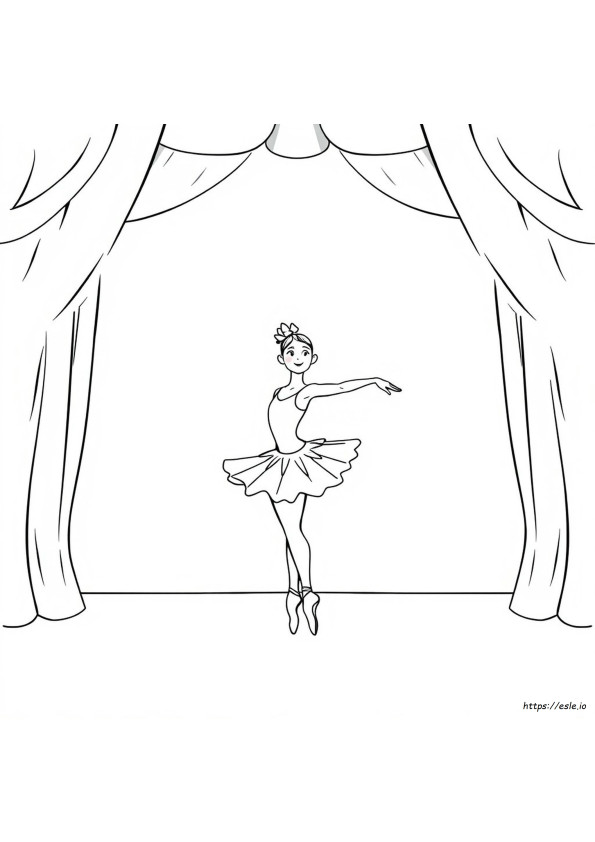 Coloring Pages Of Ballerinas