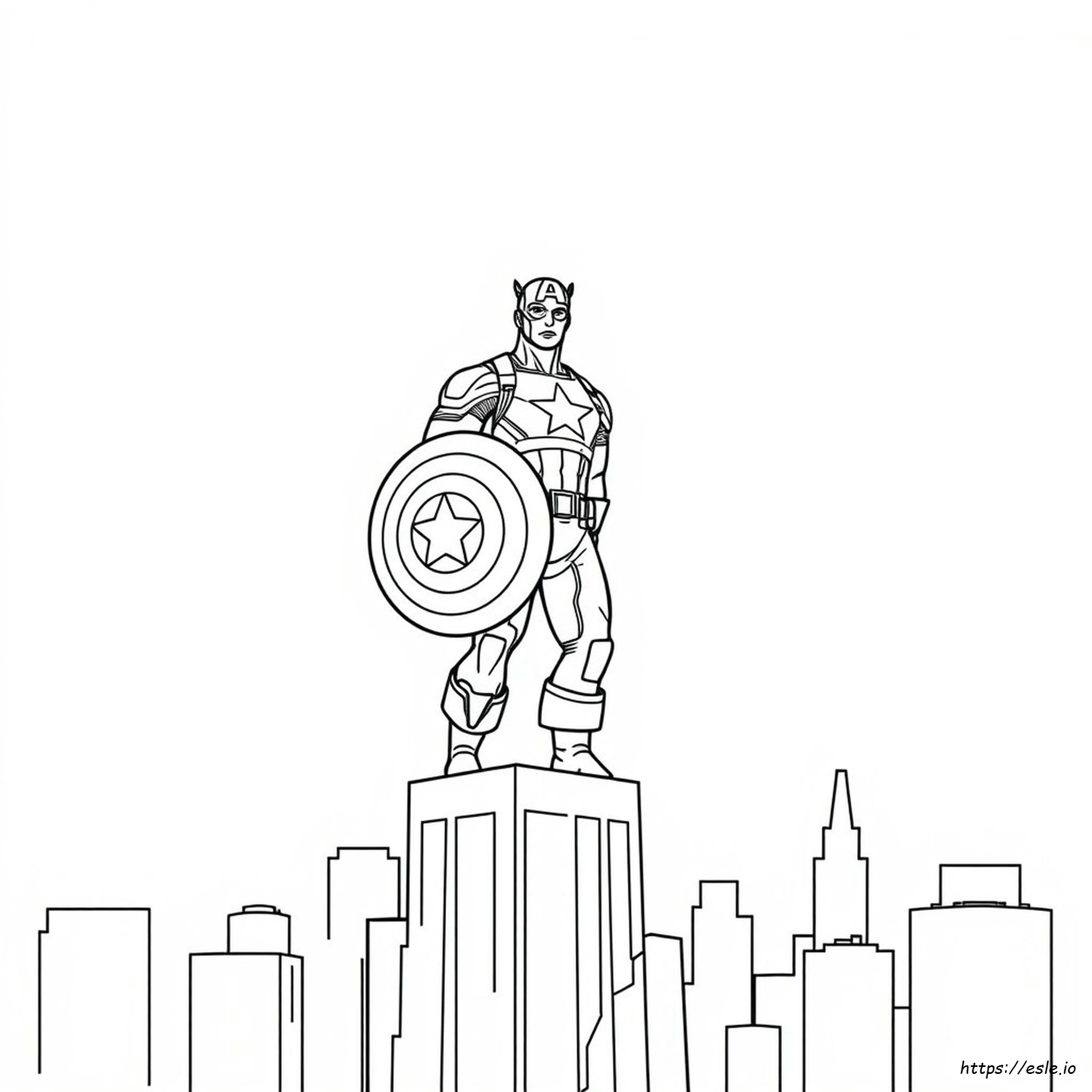 Captain America Ausmalbilder