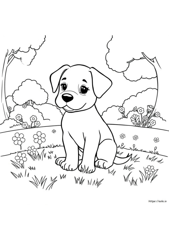 Puppy Dog Printable Coloring Pages