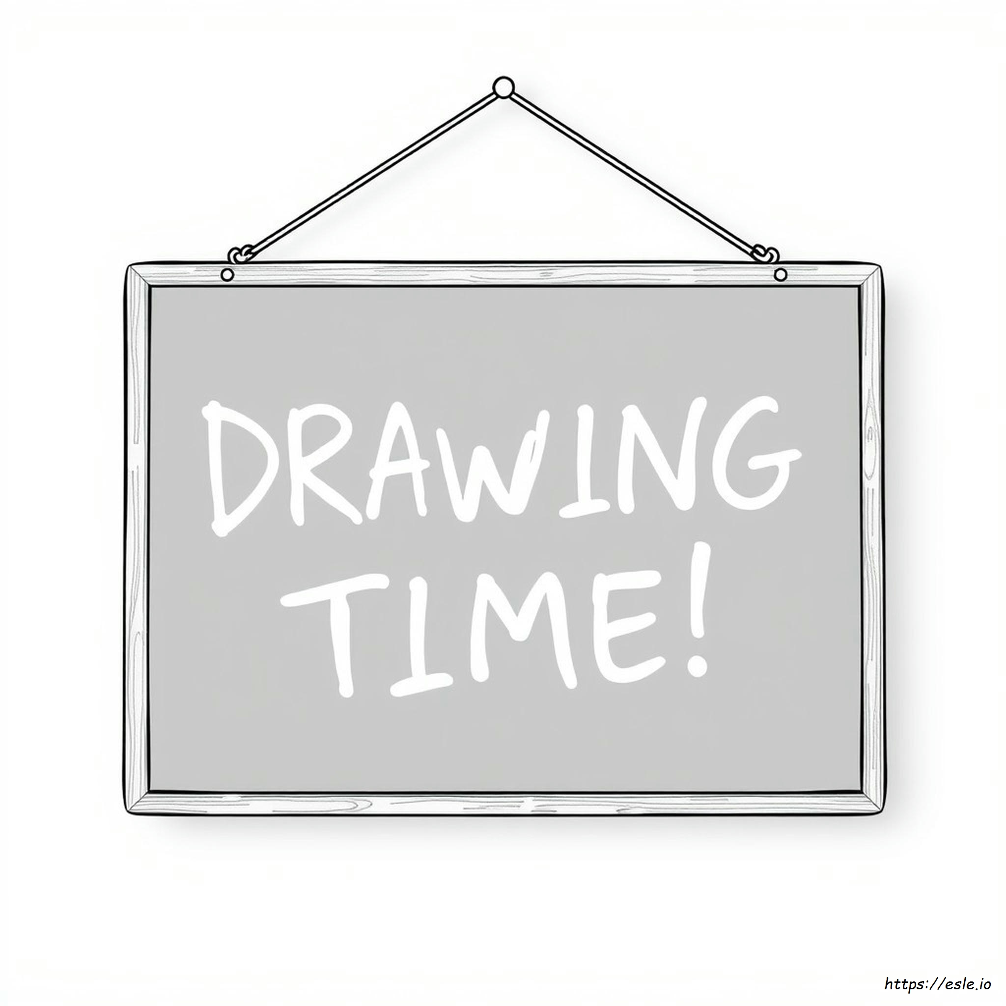 Blackboard Coloring Pages