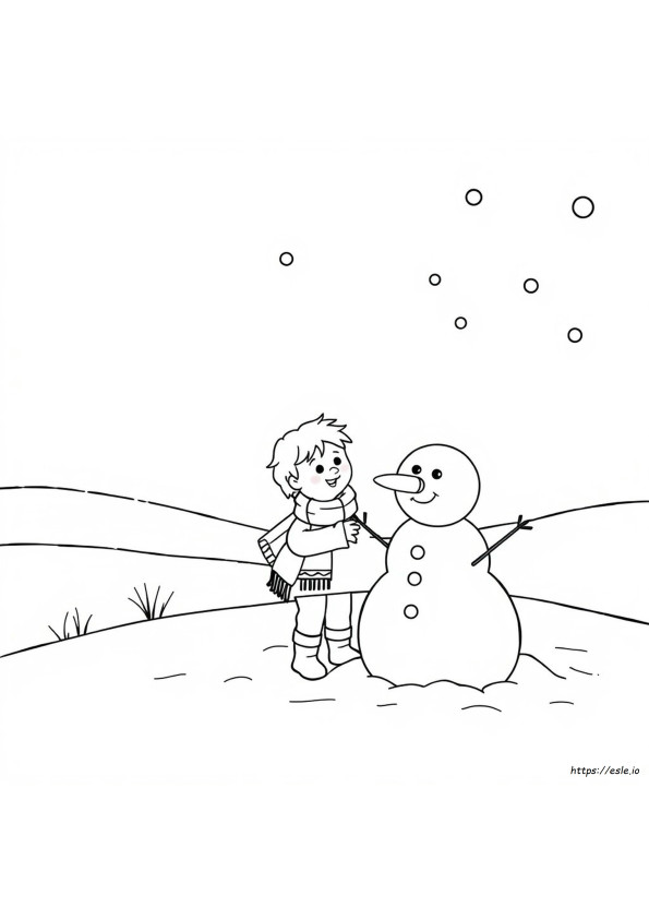 Páginas Para Colorear De Invierno Gratis En Línea