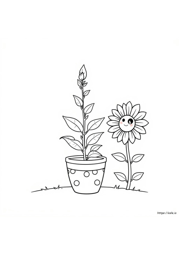 Cute Weed Coloring Pages