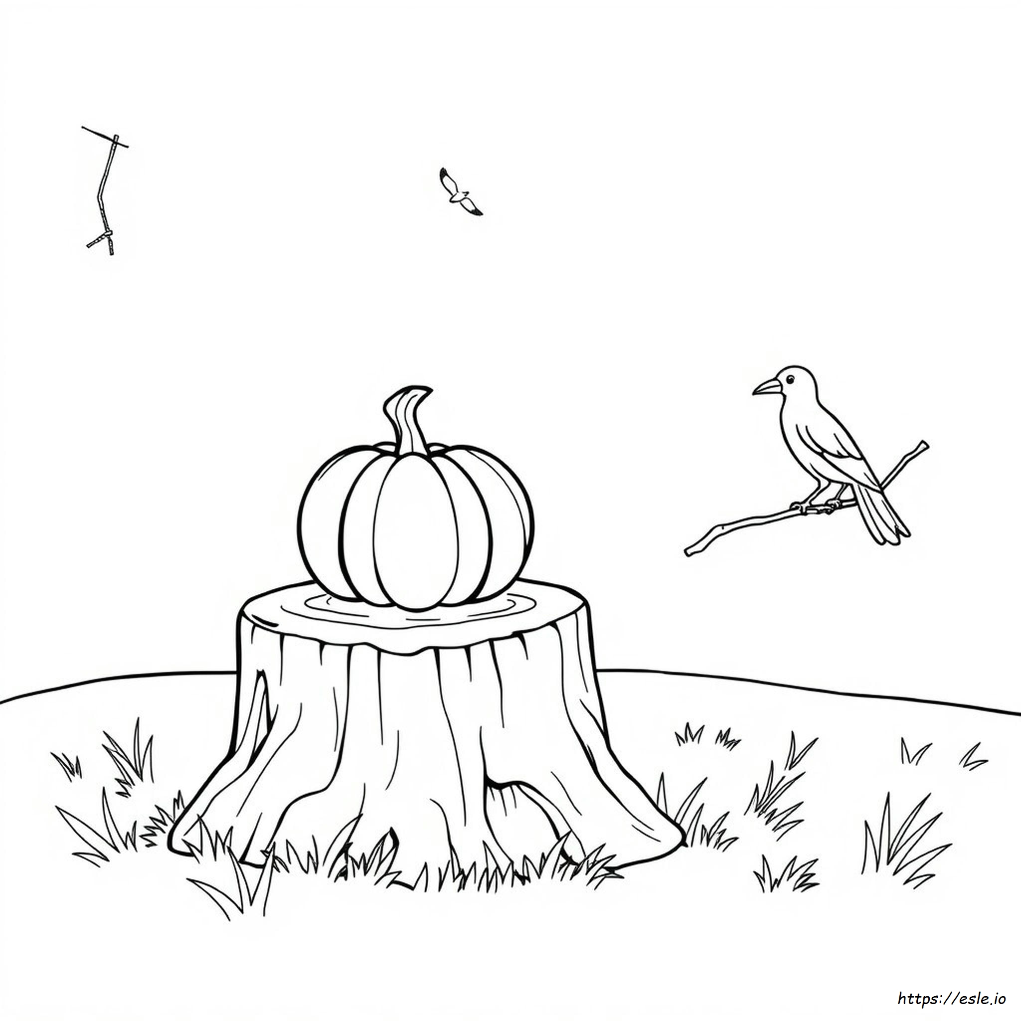 Coloriage Gratuit À Imprimer - Automne Et Halloween