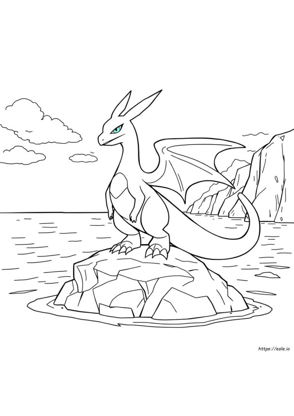 Pokemon Rayquaza Ausmalbilder
