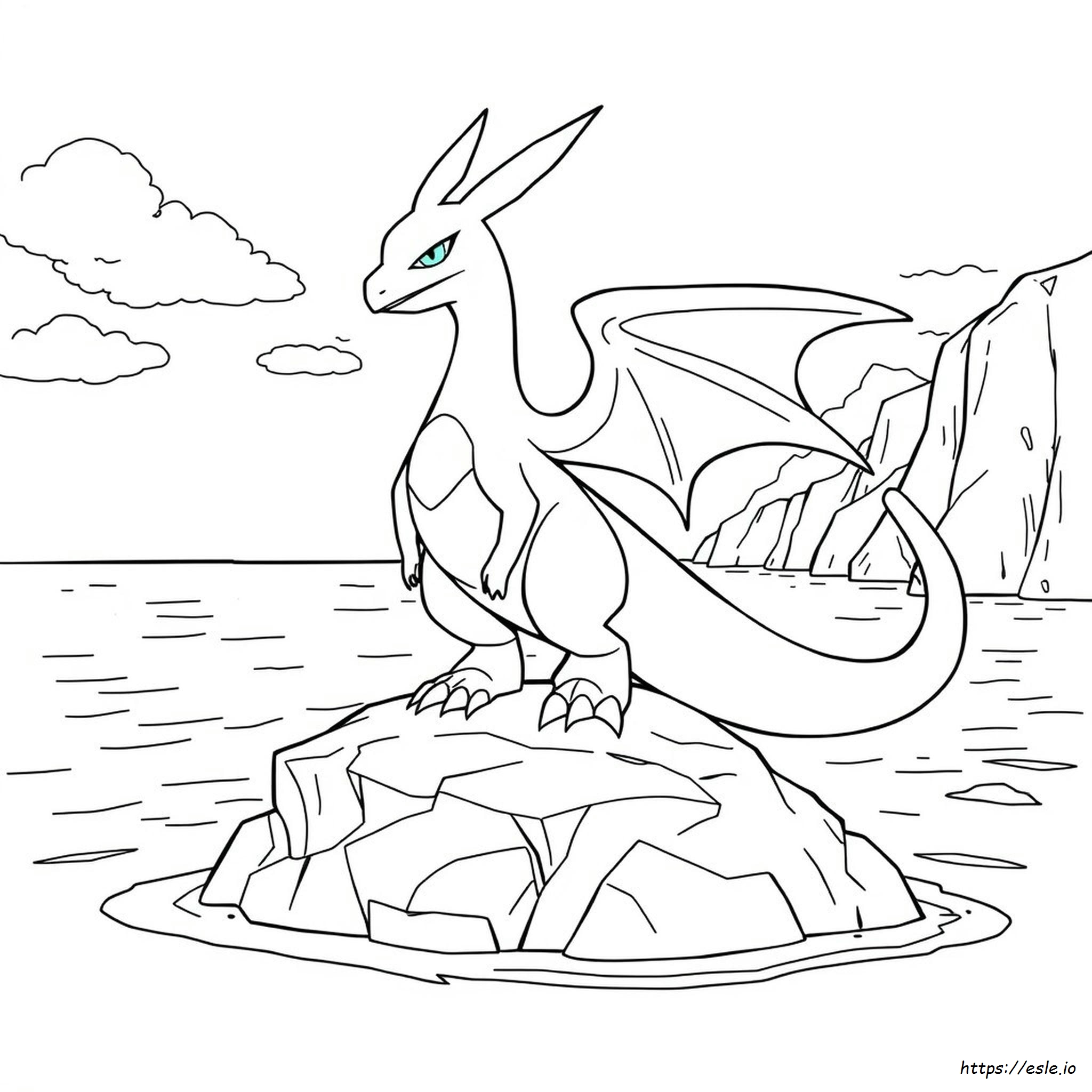Coloriages Pokémon Rayquaza