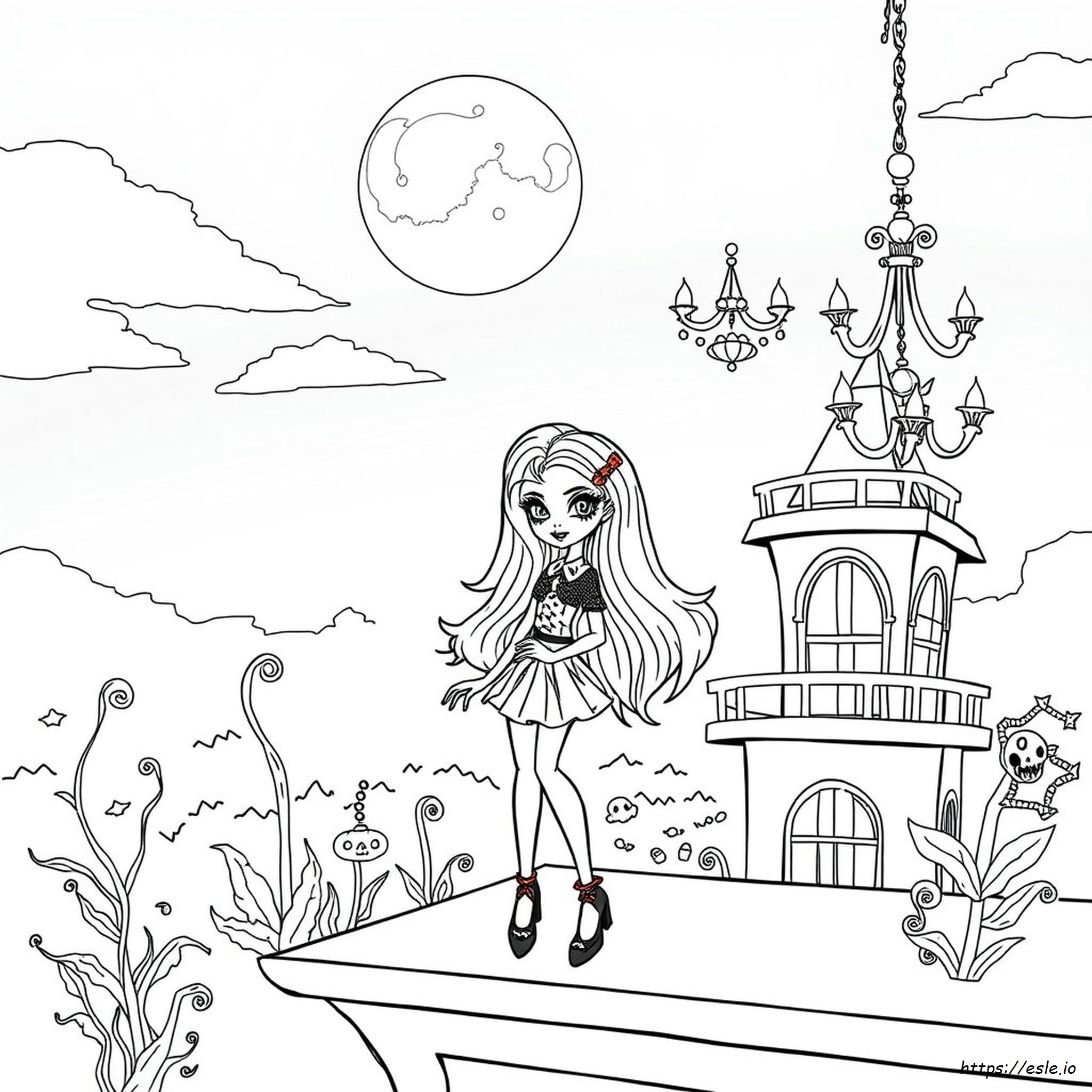 Gigi Monster High Coloring Pages