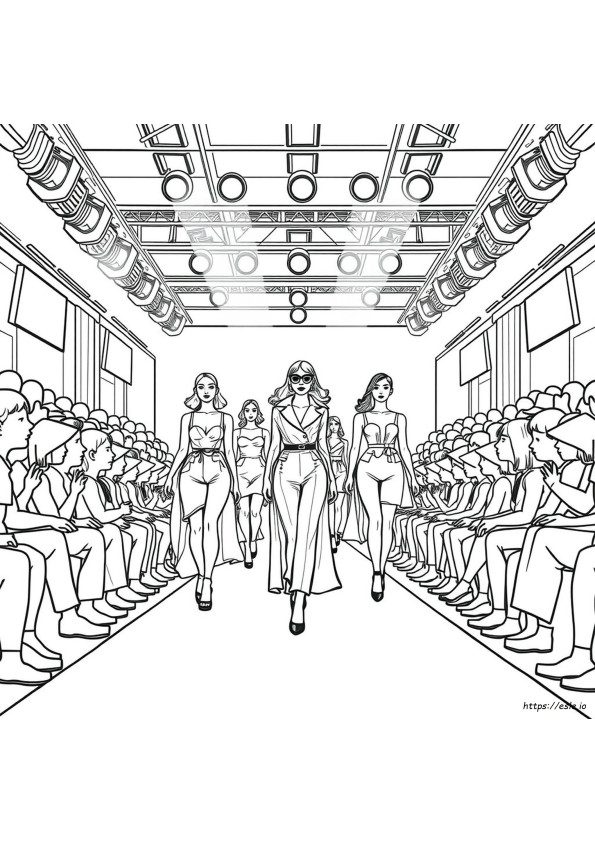 Fashion Coloring Pages For Adults