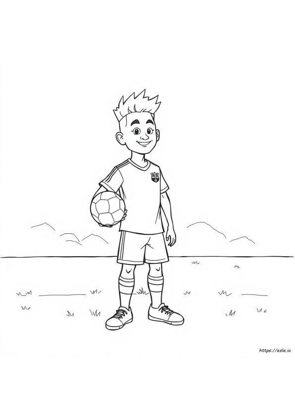 Neymar For Coloring