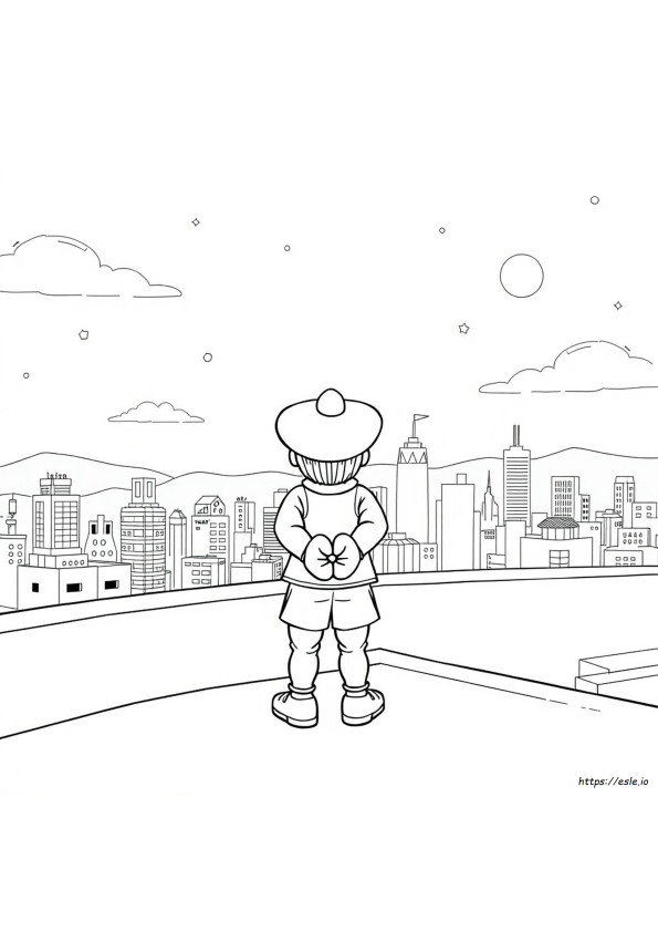 Kokushibo Coloring Page