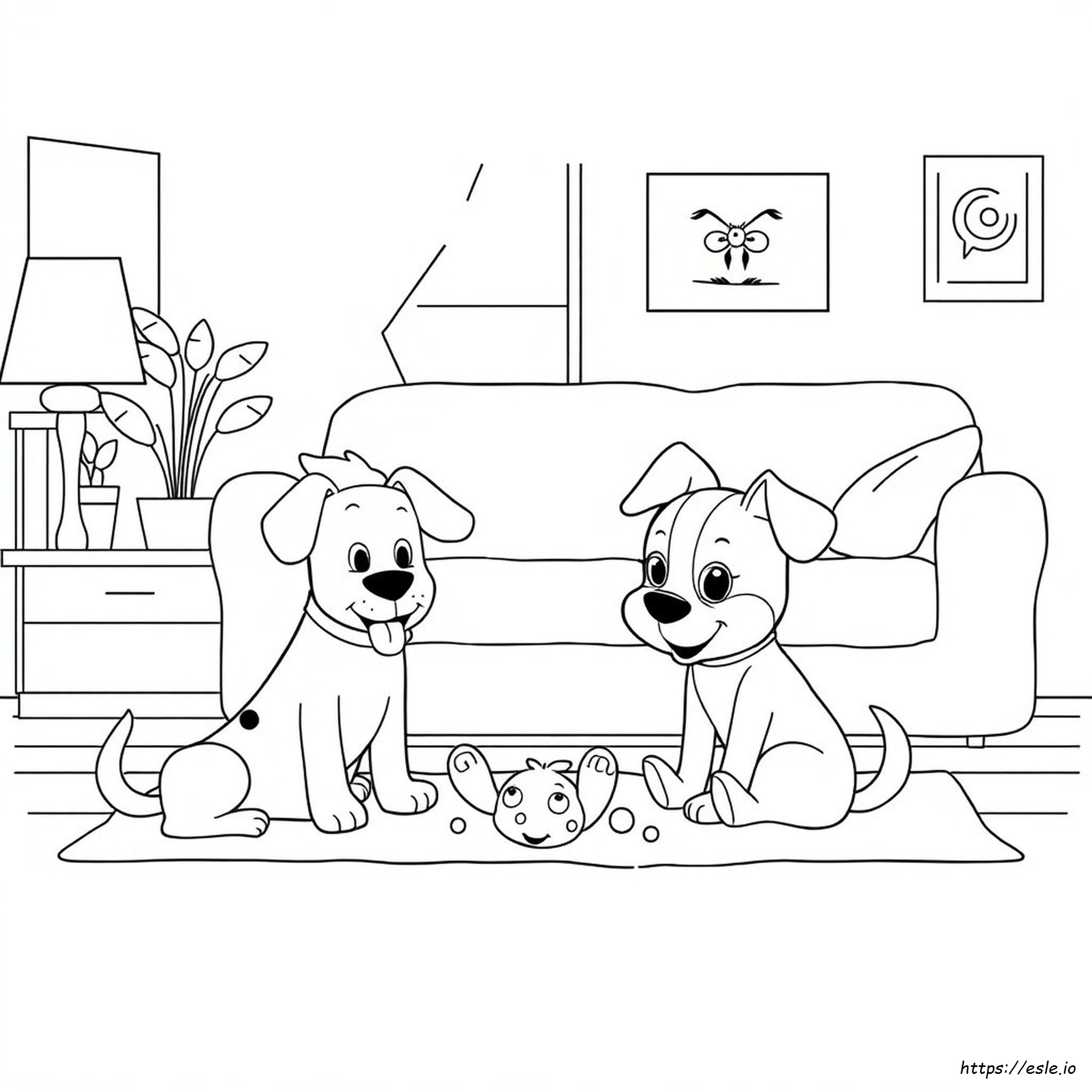 Coloriages Gratuits De Bluey