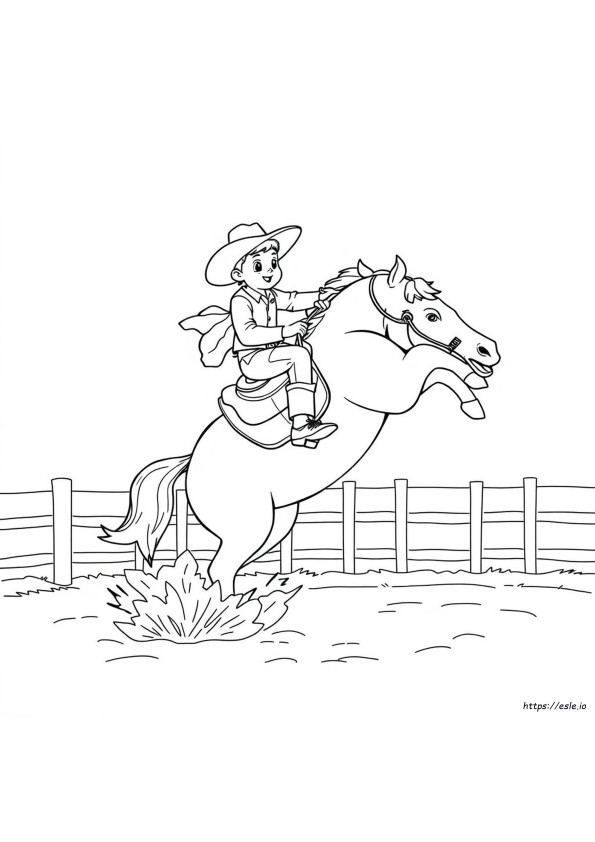 Desenhos De Rodeio Para Colorir
