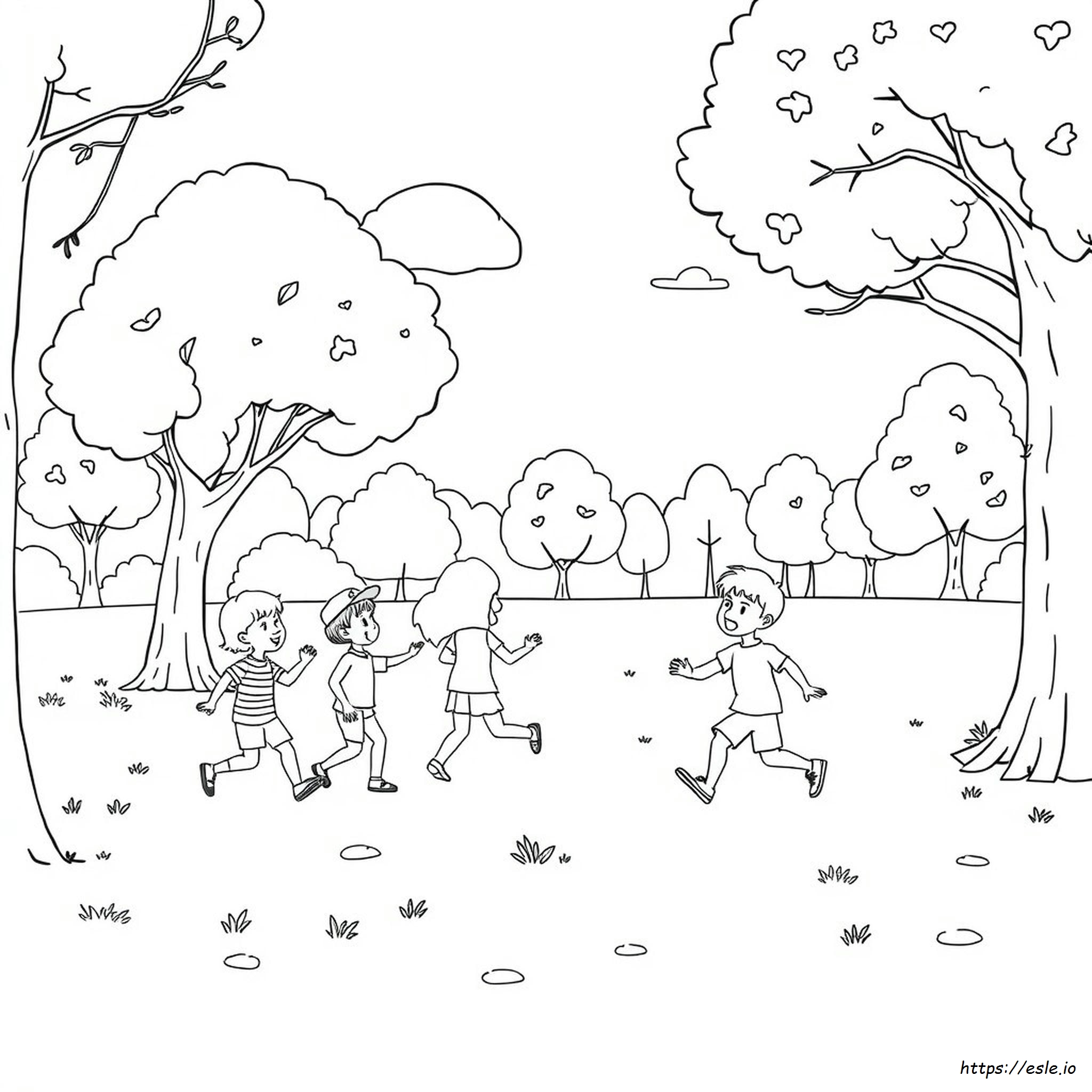 Tag You Re It Coloring Page