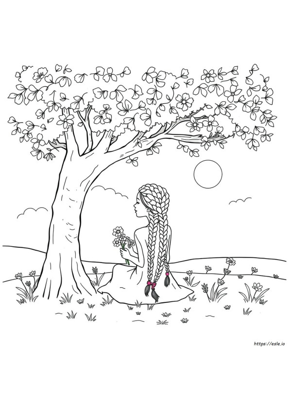 Braids Coloring Pages