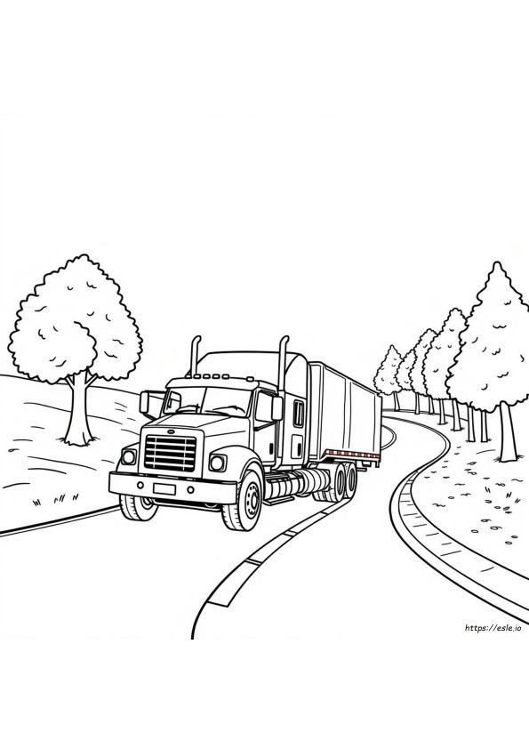 Coloring Pages Of Cool Trucks
