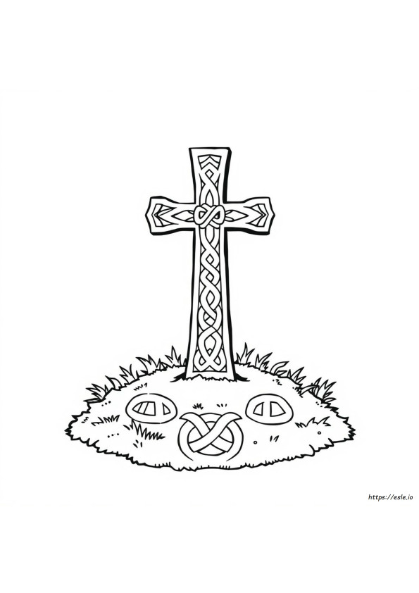 Coloriages De Croix Celtique Pour Adultes