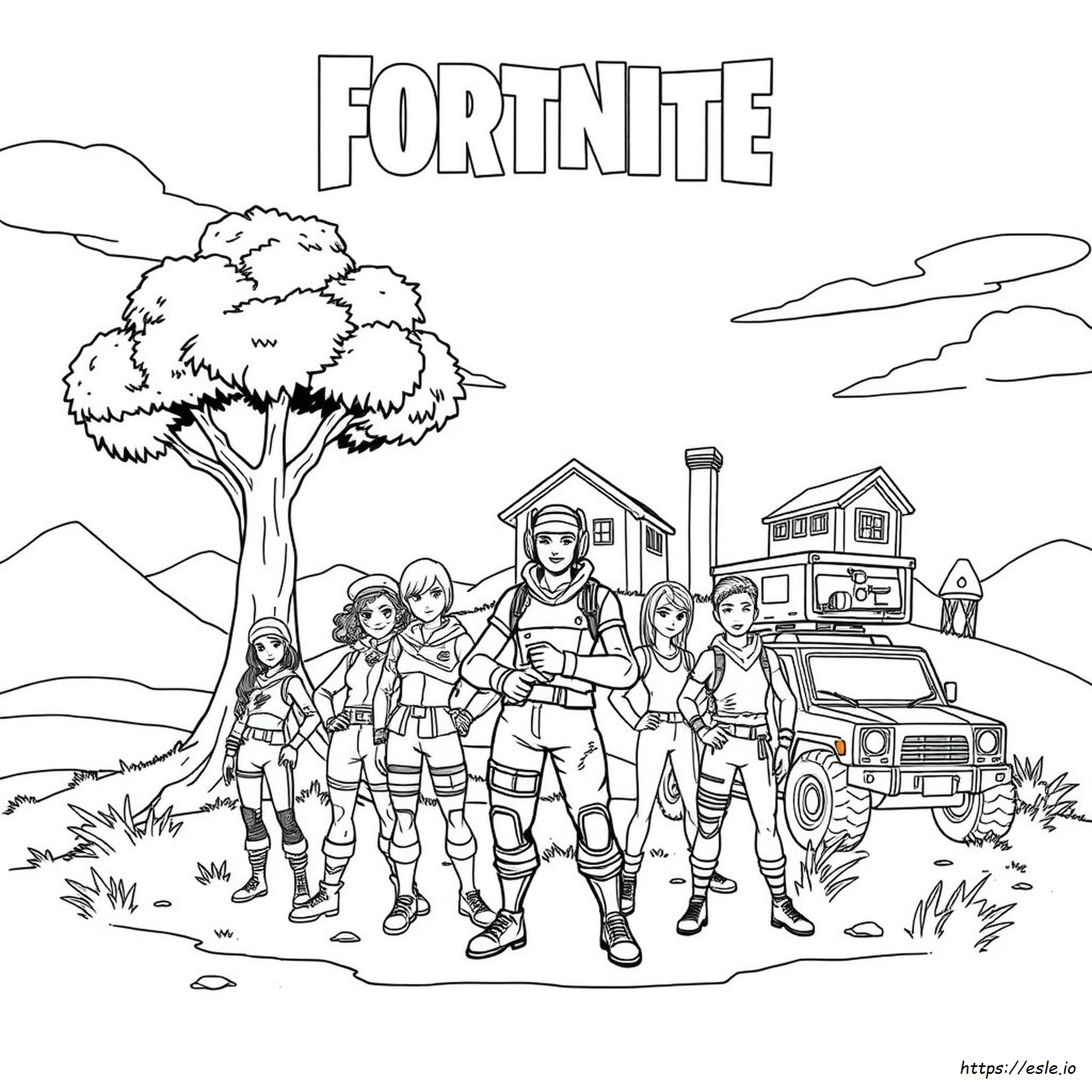 Coloriages À Imprimer De Fortnite