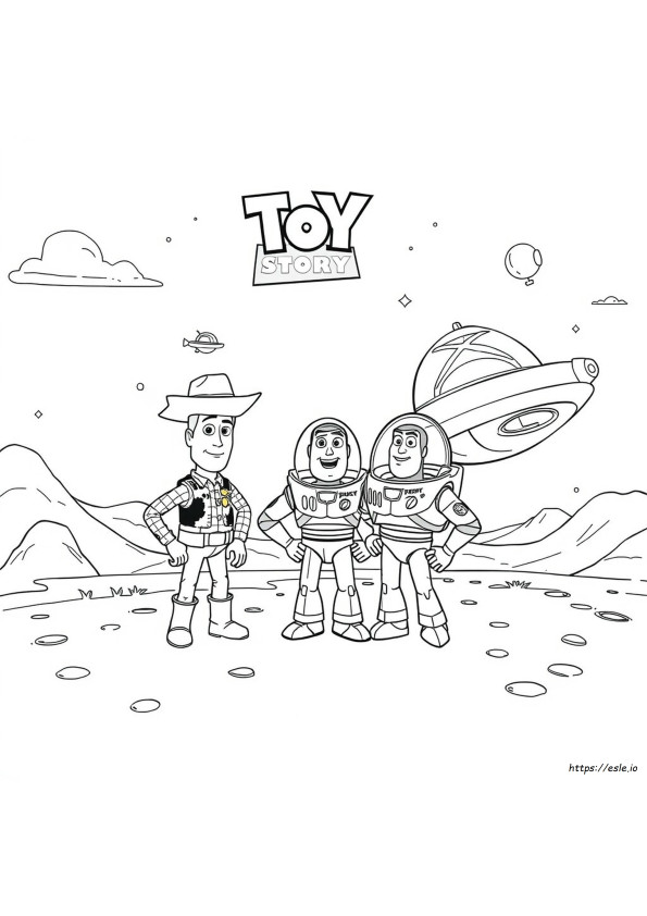 Disegni Da Colorare Toy Story 3 Da Stampare