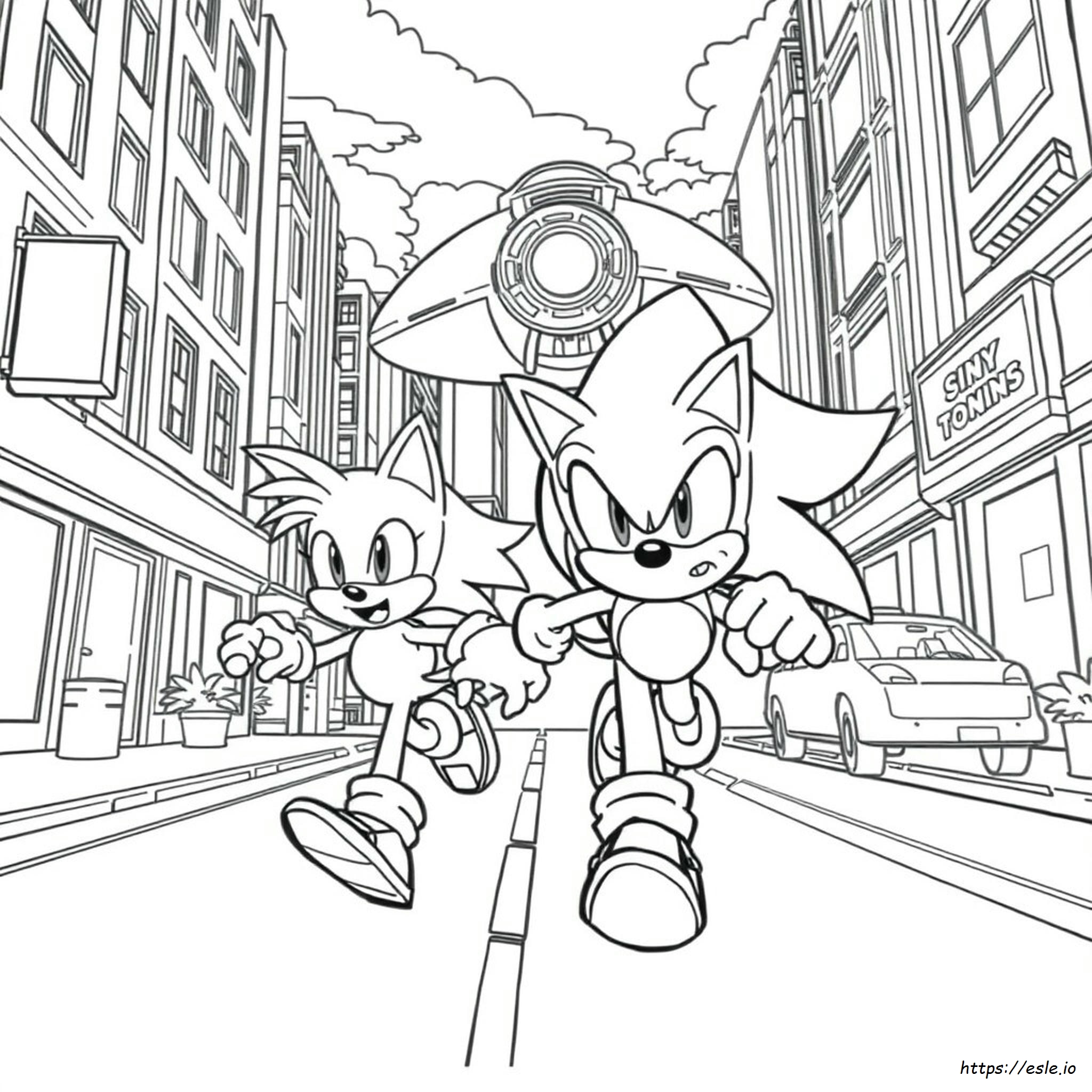 Sonic 3 Characters Coloring Pages