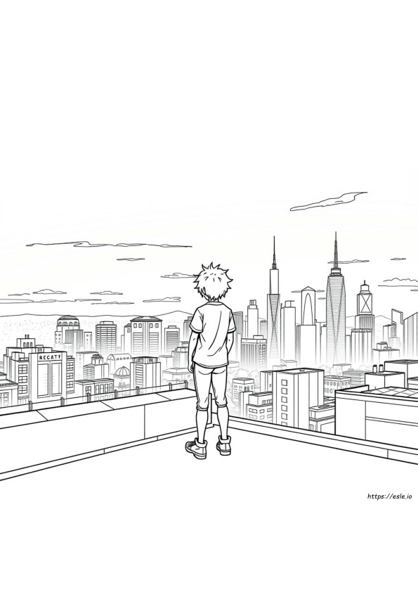 Manga Printable Coloring Pages