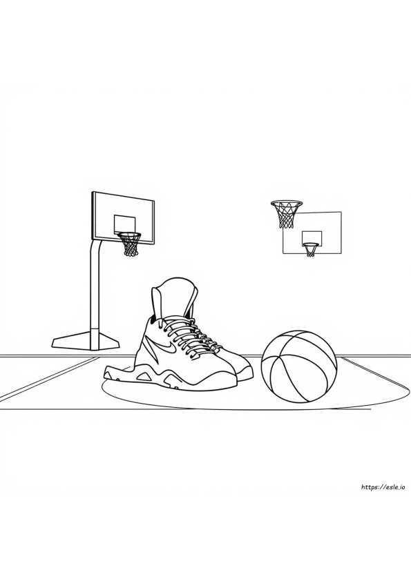 Kobe Bryant Shoes Coloring Pages