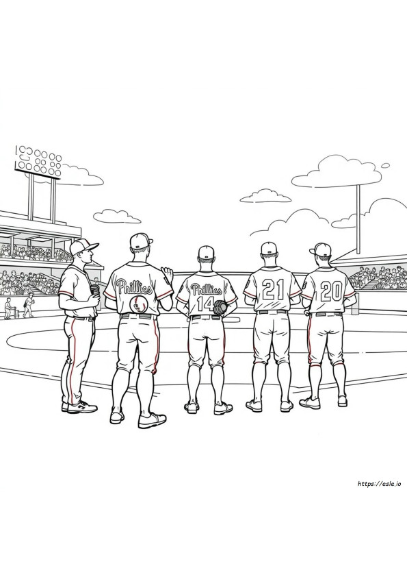 Phillies Coloring Pages Pdf
