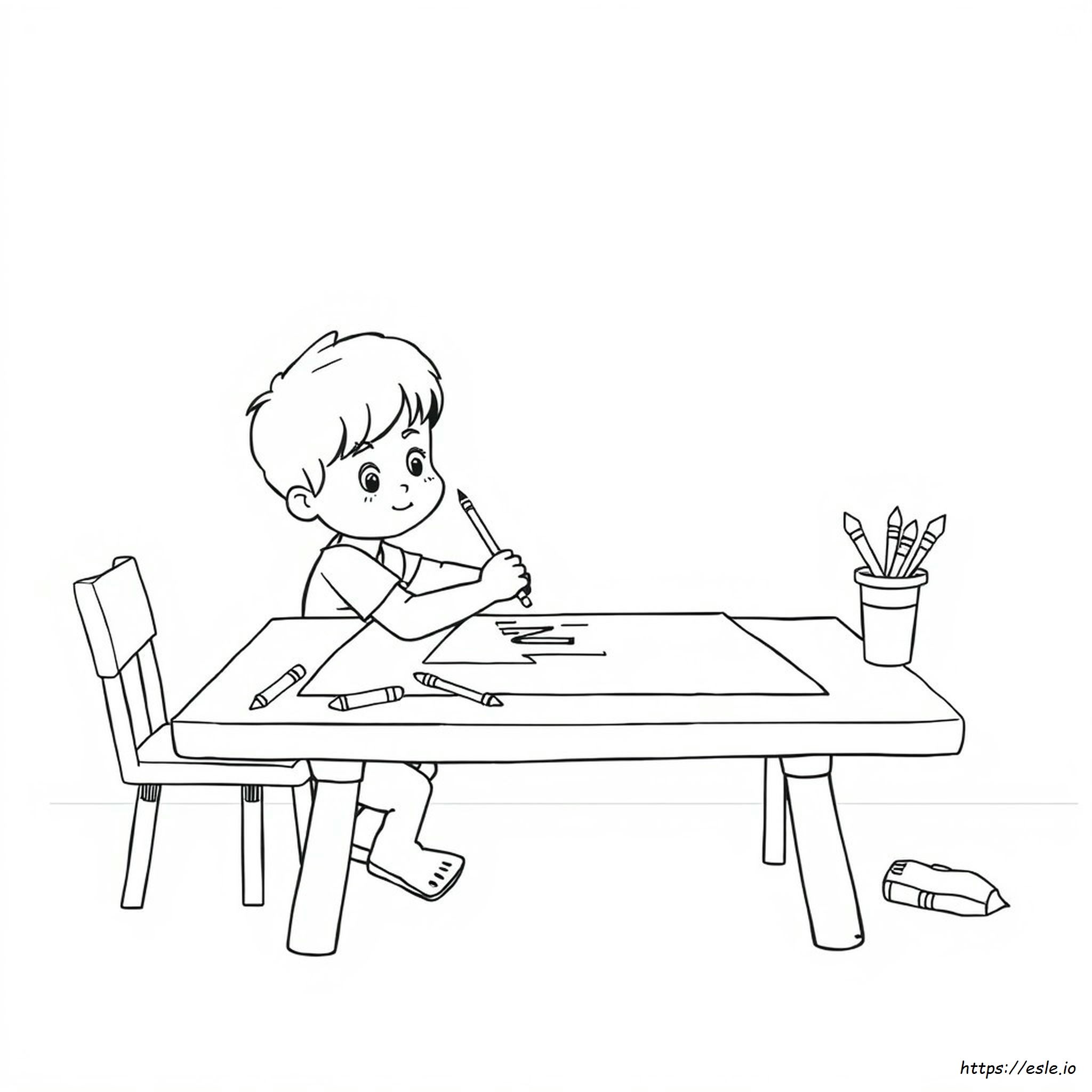 Boy Coloring Pages Free Printable